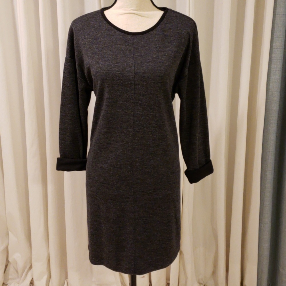 Heather Gray Longe Sleeve Dress